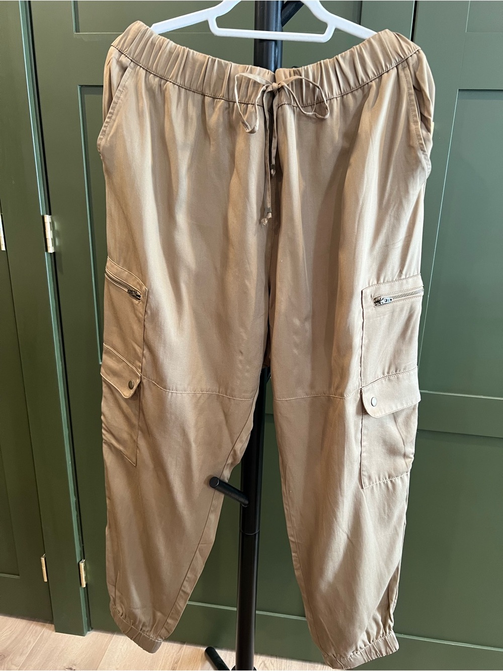 Banana Republic Light Brown Cargo Jogger Pants